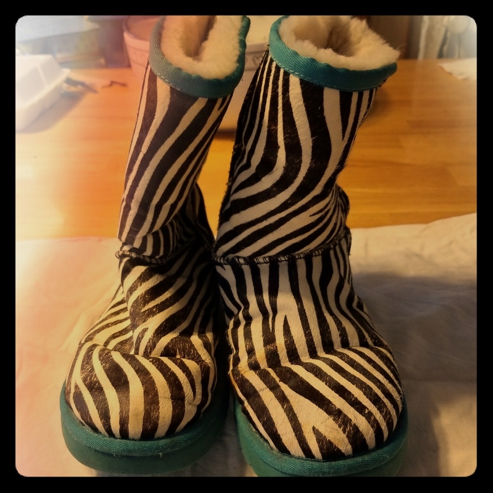 Ugg Zebra Short Boots